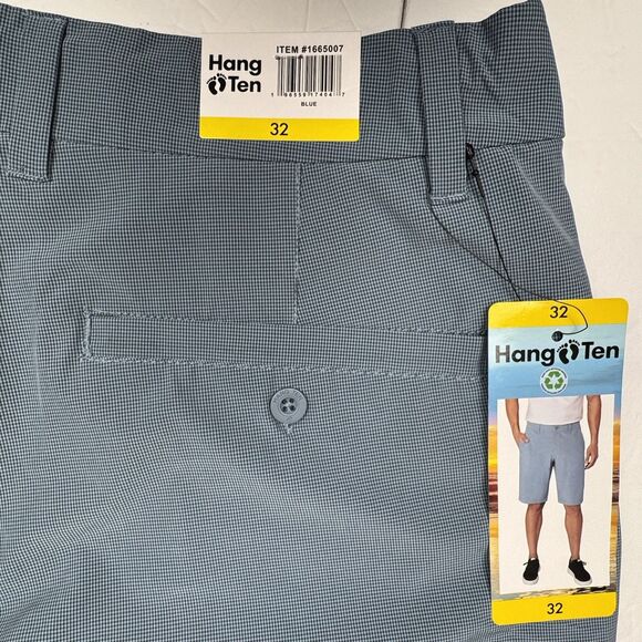 Hang Ten Mens Size 32 Blue Hybrid Board Shorts Swim Quick Dry Beach Pool New - Picture 4 of 7